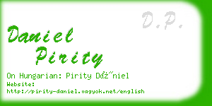 daniel pirity business card